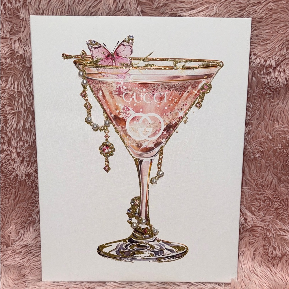Luxury Inspired Canvas Painting